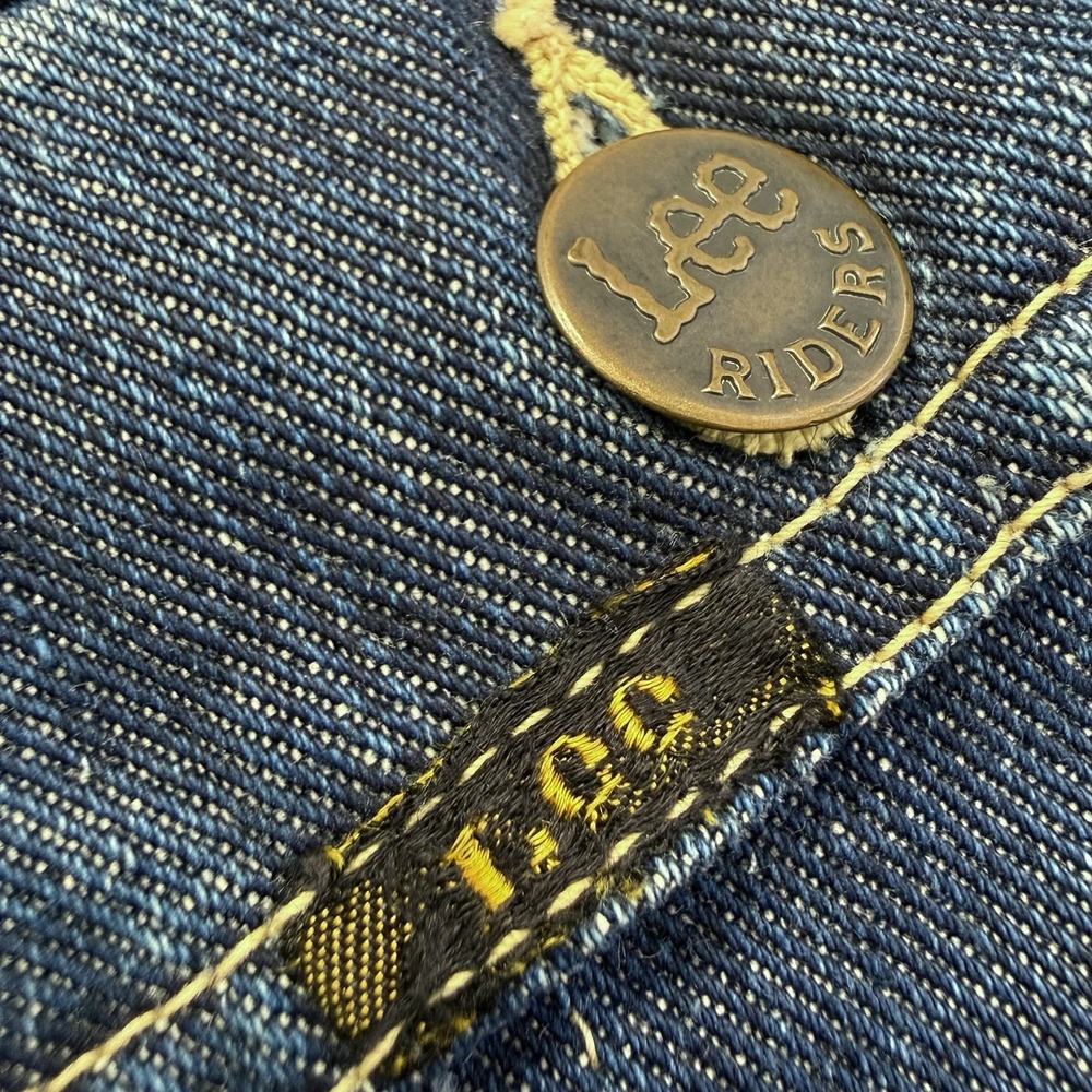 Vintage 40s Lee 101J Center Red Tag Denim Jacket Union Made Sanforized Riders 40 - Picture 4 of 13
